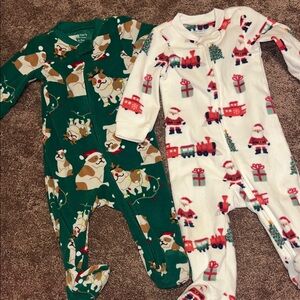 Festive Holiday Footies Set for Kids